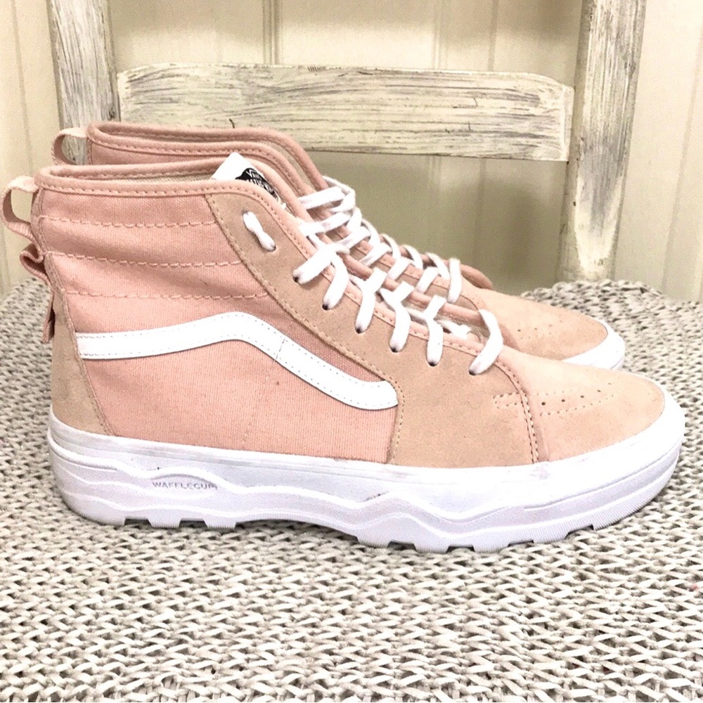 Vans Sentry Sk8-Hi Dusty Rose Suede 9.5M